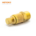 Hengko Air fritté pneumatique bronze en acier inoxydable Bouton Saigneur Silencieux de silencieux 1/8 &#39;&#39; NPT